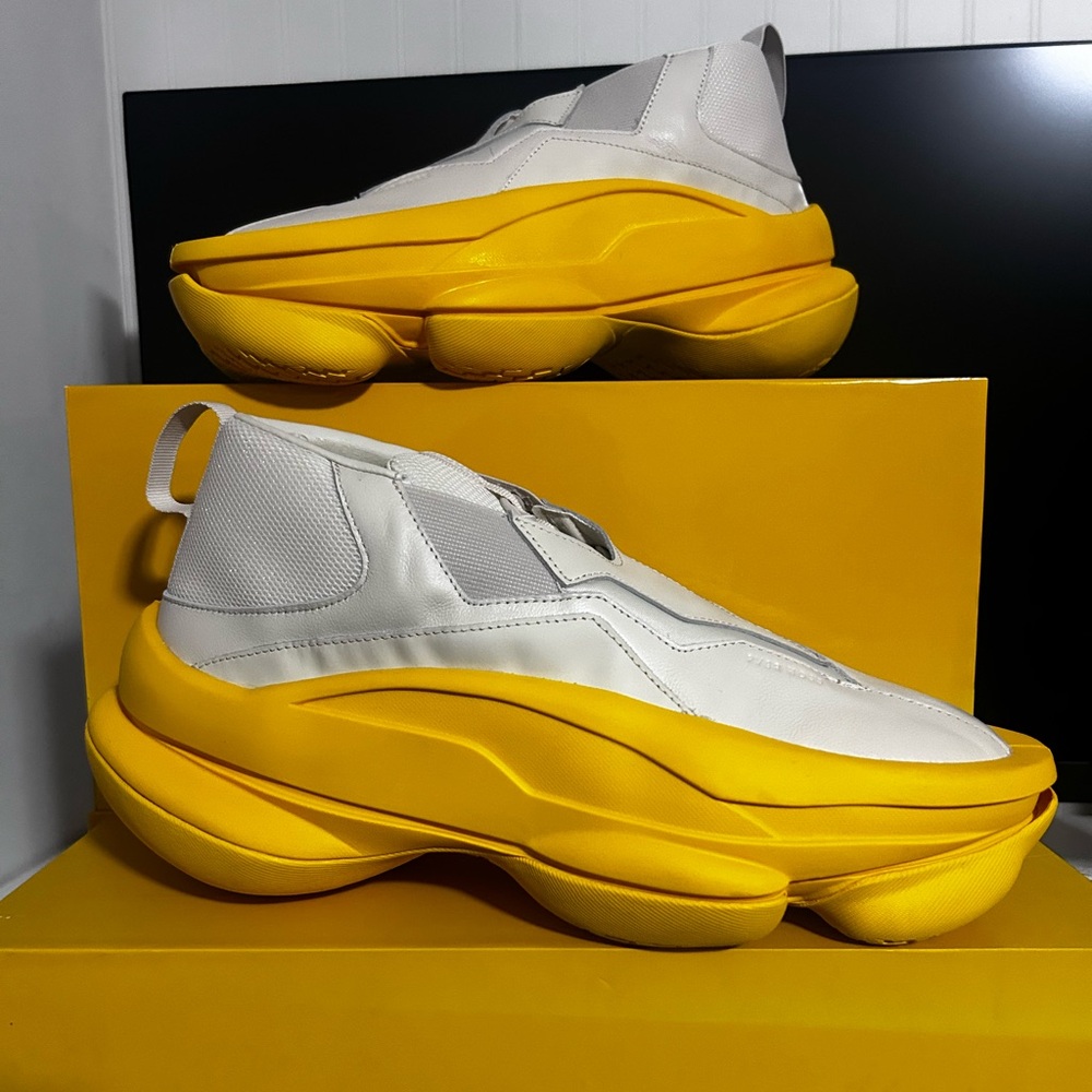 Pyer Moss x Sculpt 1 Yellow Sneakers Sz:11 New